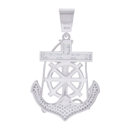 925 Sterling Silver Cz Pendant