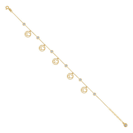 10Kt Gold Anklet