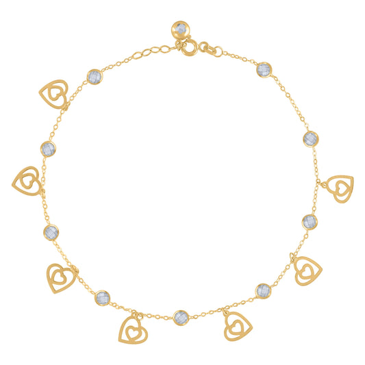 10Kt Gold Anklet