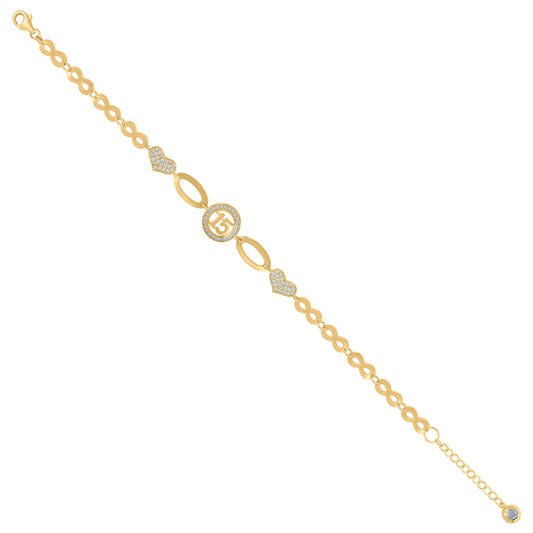 10Kt Gold Turkish Bracelet 8"