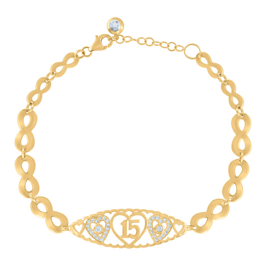 10Kt Gold Turkish Bracelet 8"