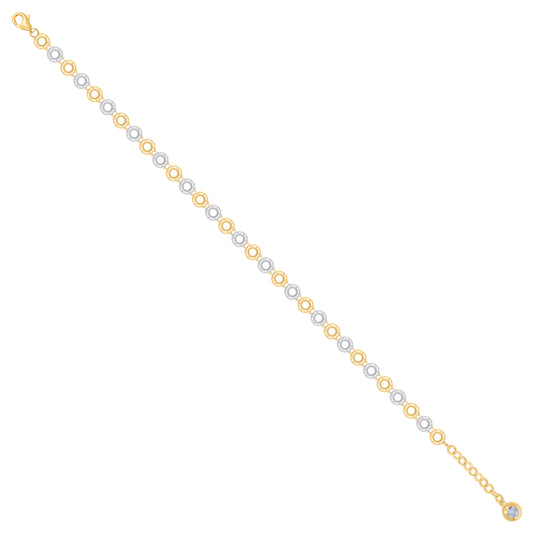 10Kt Gold Turkish Bracelet 8"