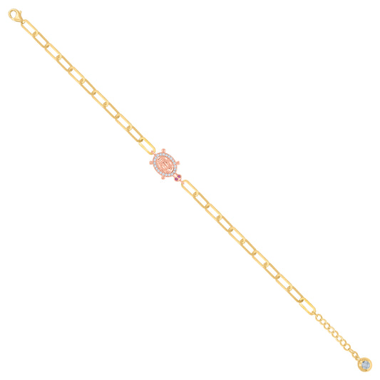 10Kt Gold Turkish Bracelet 8"