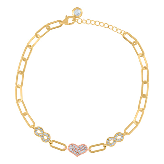 10Kt Gold Turkish Bracelet 8"