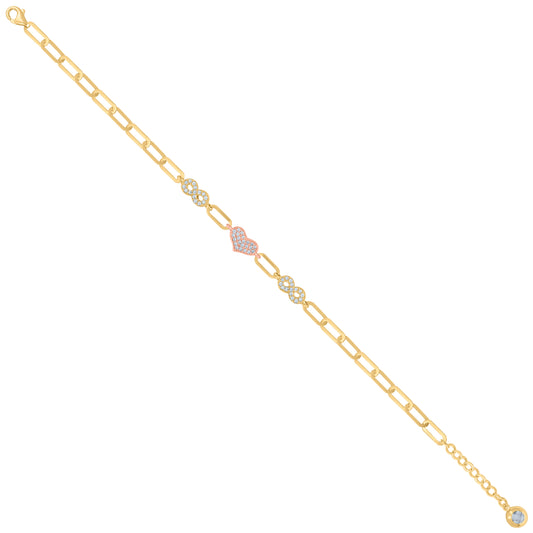 10Kt Gold Turkish Bracelet 8"