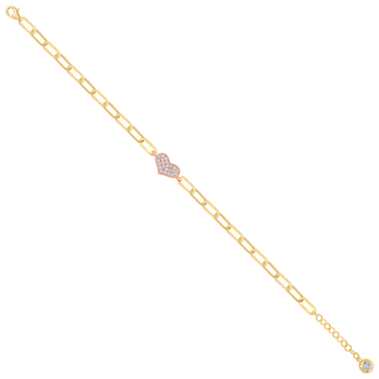 10Kt Gold Turkish Bracelet 8"
