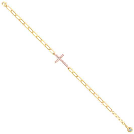 10Kt Gold Turkish Bracelet 8"
