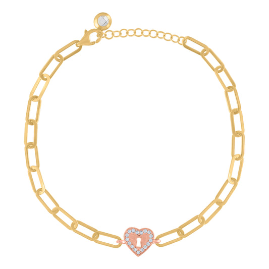 10Kt Gold Turkish Bracelet 8"