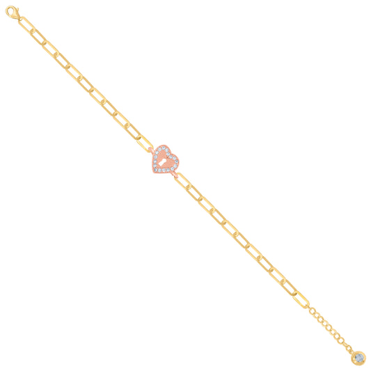 10Kt Gold Turkish Bracelet 8"