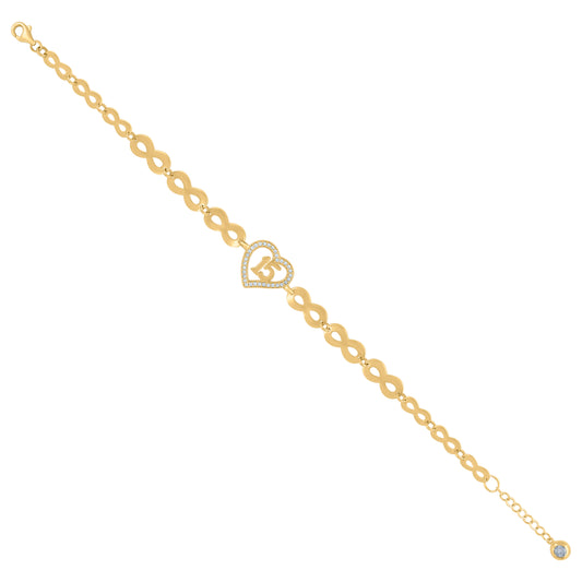 10Kt Gold Turkish Bracelet 8"