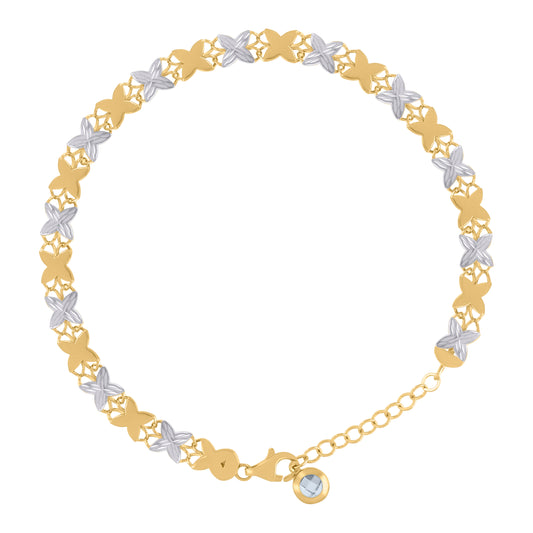 10Kt Gold Turkish Bracelet 8"