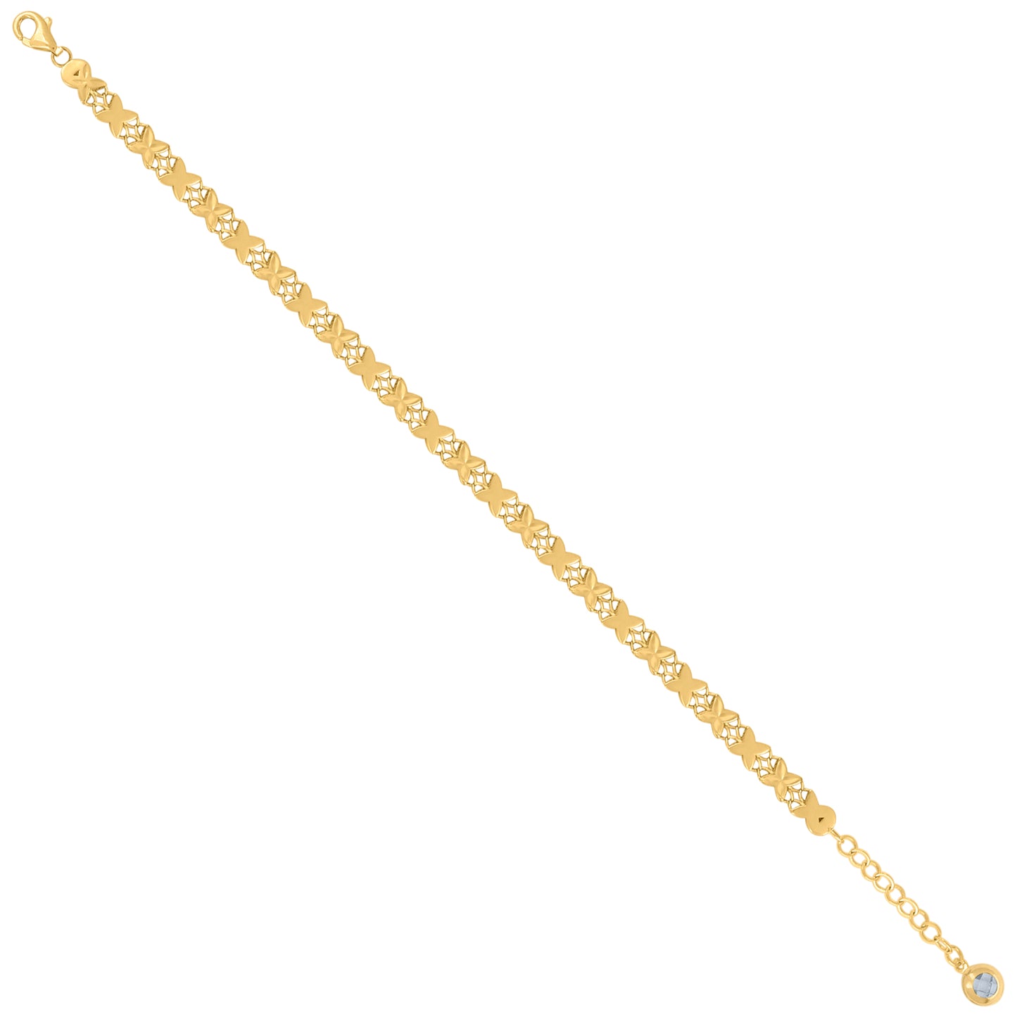 10Kt Gold Turkish Bracelet 8"