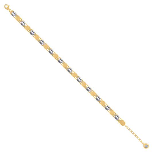 10Kt Gold Turkish Bracelet 8"