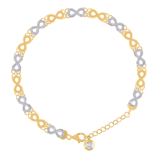 10Kt Gold Turkish Bracelet 8"