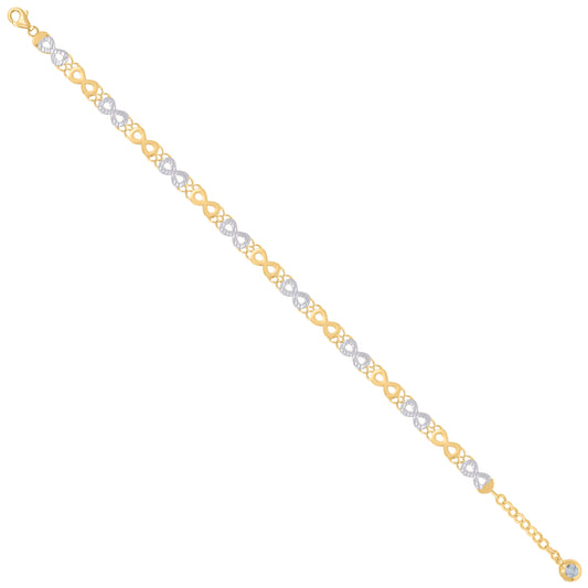 10Kt Gold Turkish Bracelet 8"