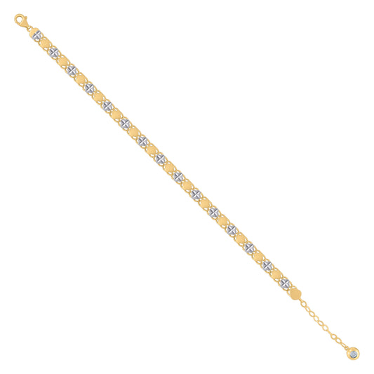 10Kt Gold Turkish Bracelet 8"