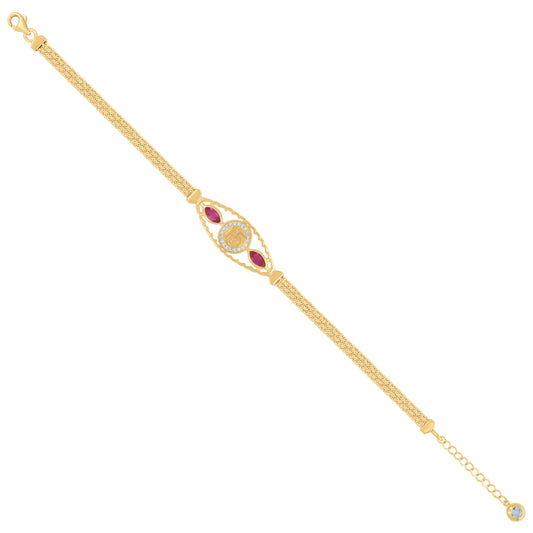 10Kt Gold Turkish Bracelet 8"