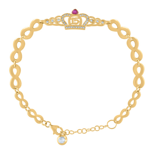 10Kt Gold Turkish Bracelet 8"