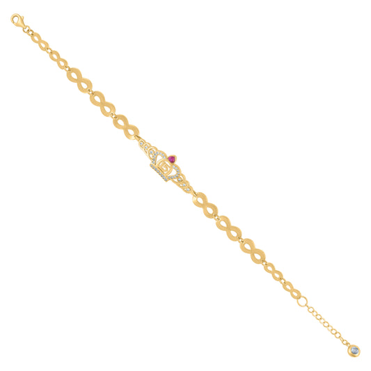 10Kt Gold Turkish Bracelet 8"