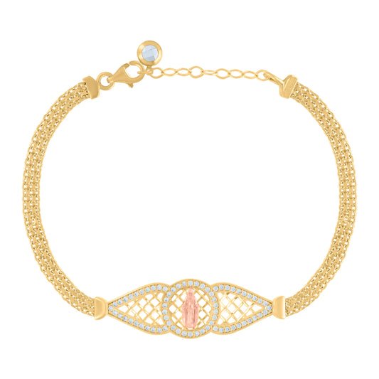 10Kt Gold Turkish Bracelet 8"