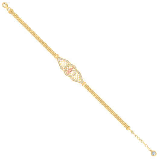 10Kt Gold Turkish Bracelet 8"
