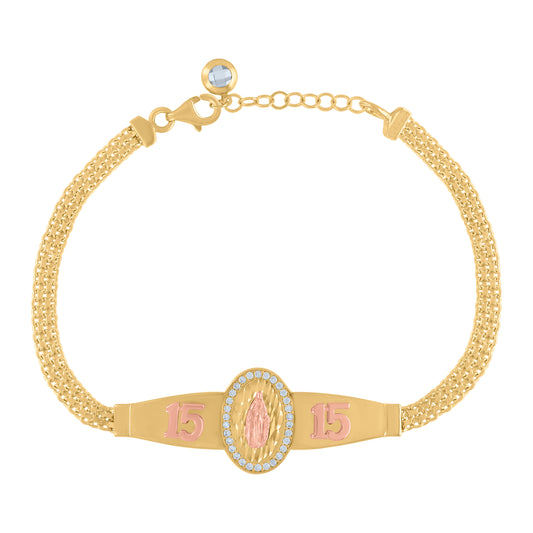 10Kt Gold Turkish Bracelet 8"