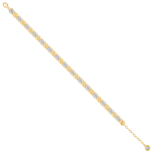 10Kt Gold Turkish Bracelet 8"