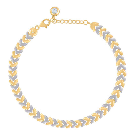 10Kt Gold Turkish Bracelet 8"