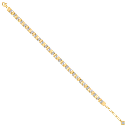 10Kt Gold Turkish Bracelet 8"