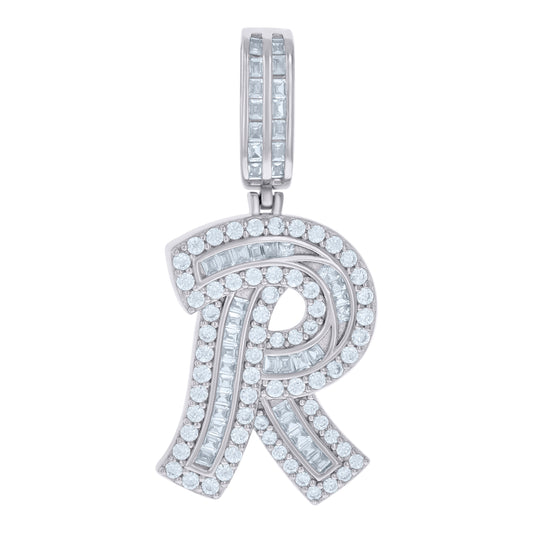 925 Sterling Silver Intial "R"