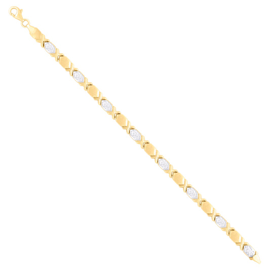 10Kt Gold Bracelet 8"