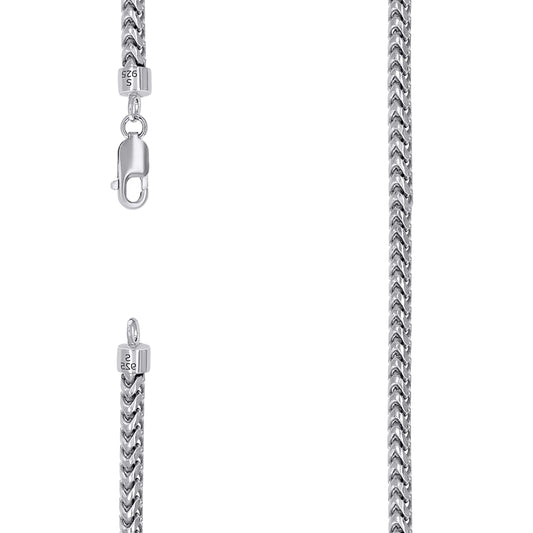 925 Silver Solid Franco Chain 3.7mm
