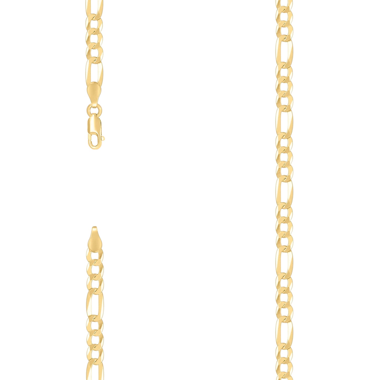 925 Silver Super Flat Figaro Chain 5.6mm
