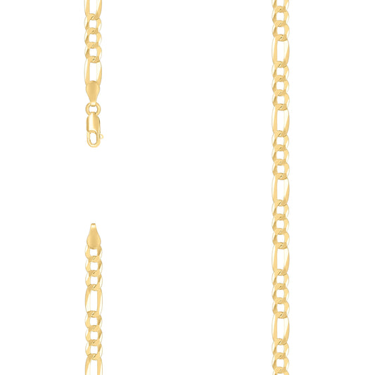 925 Silver Super Flat Figaro Chain 5.6mm