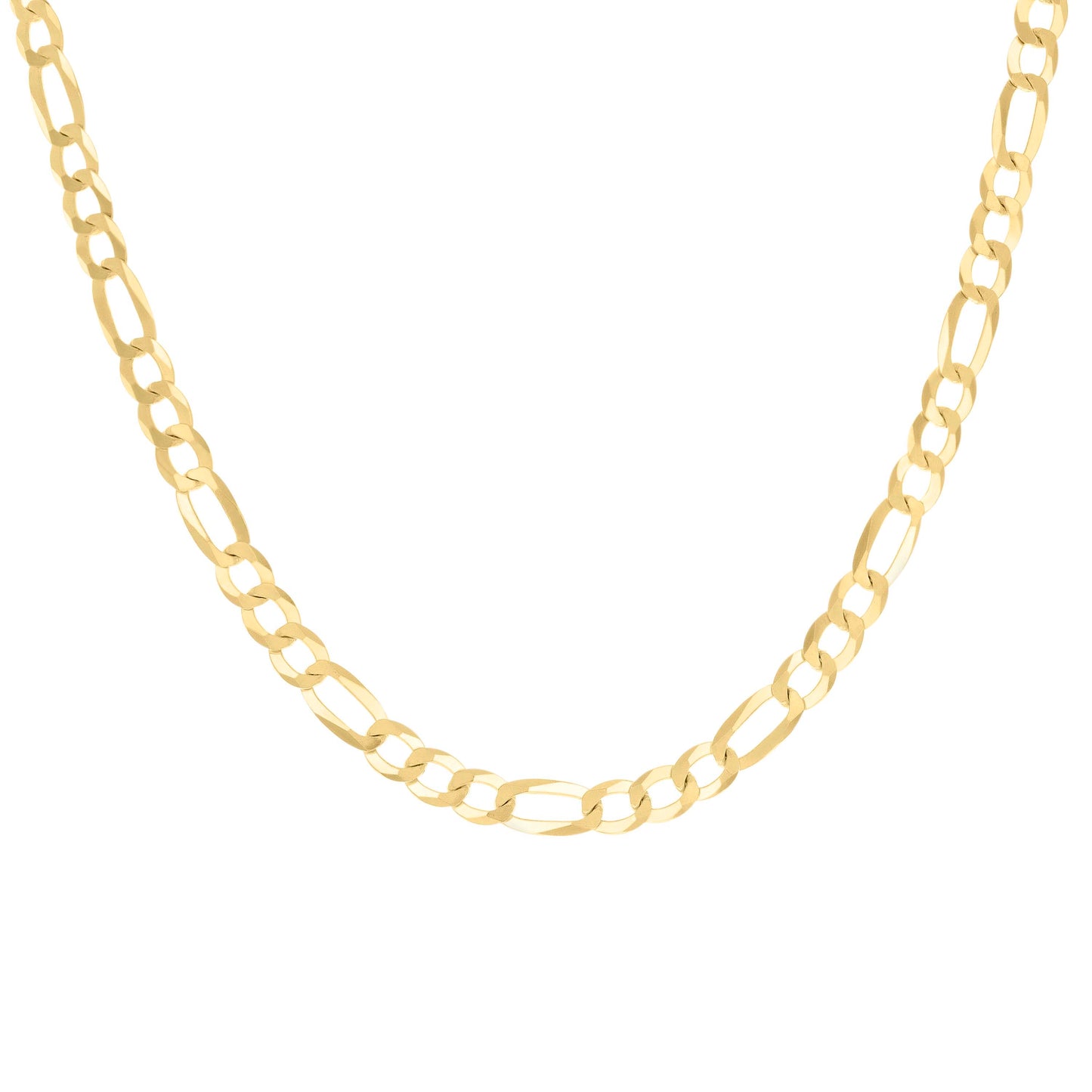 925 Silver Super Flat Figaro Chain 6.6mm