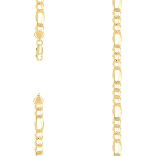 925 Silver Super Flat Figaro Chain 7.8mm