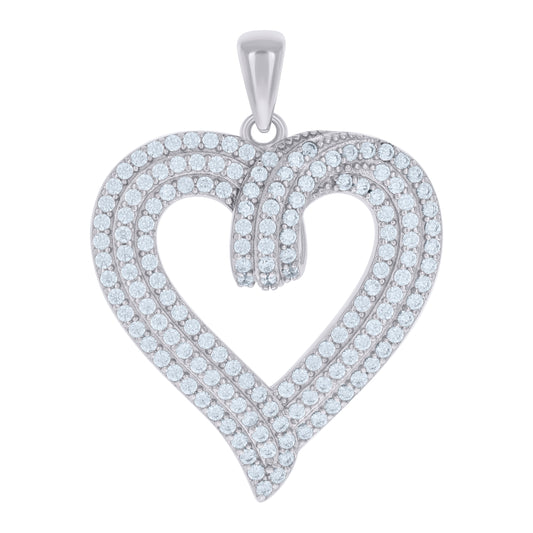 925 Sterling Silver Cz Pendant