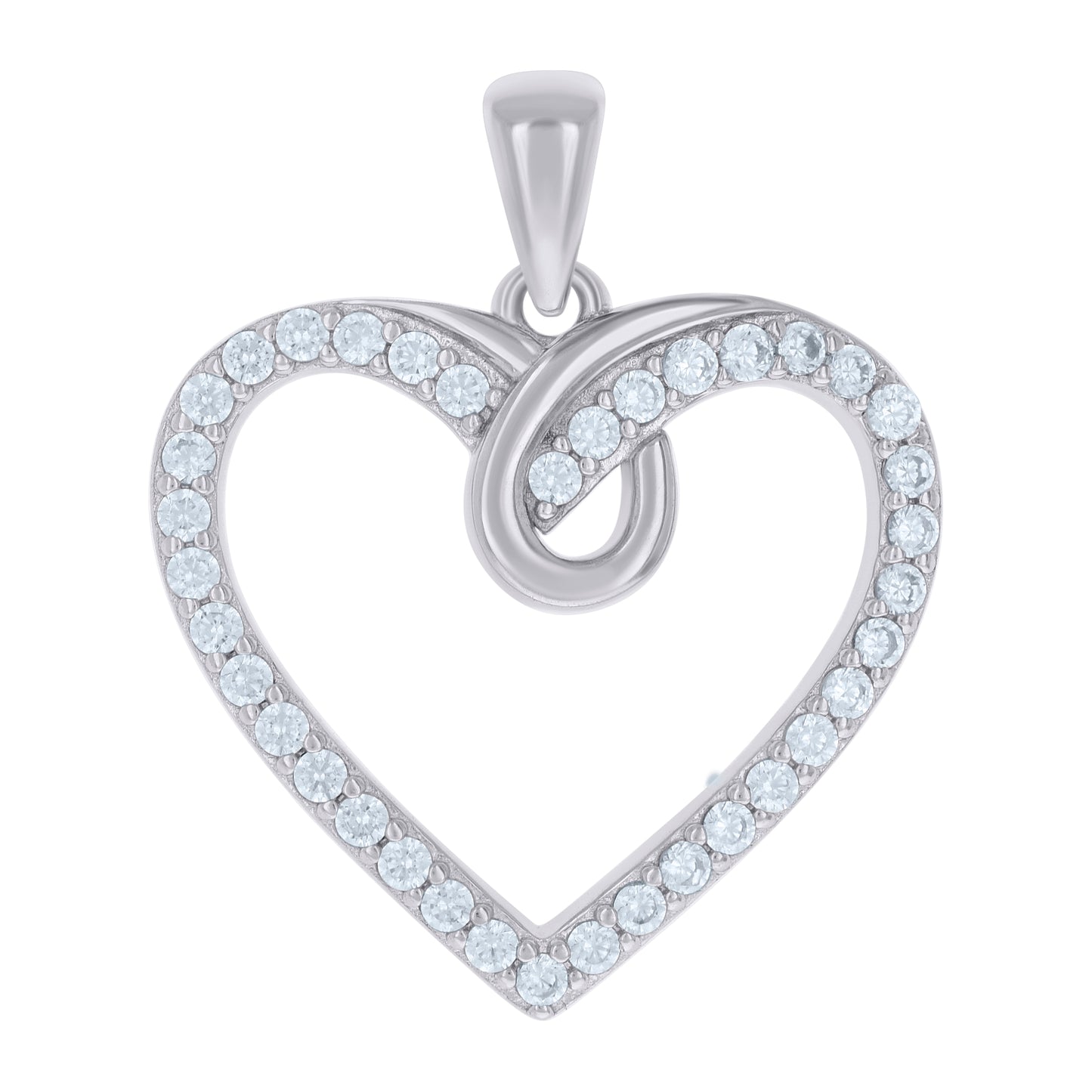 925 Sterling Silver Cz Pendant