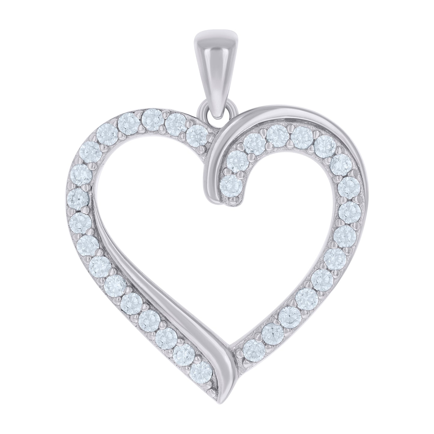 925 Sterling Silver Cz Pendant