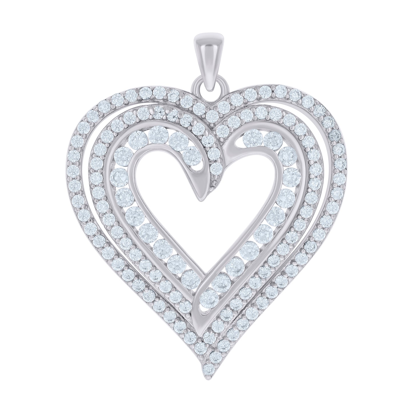 925 Sterling Silver Cz Pendant