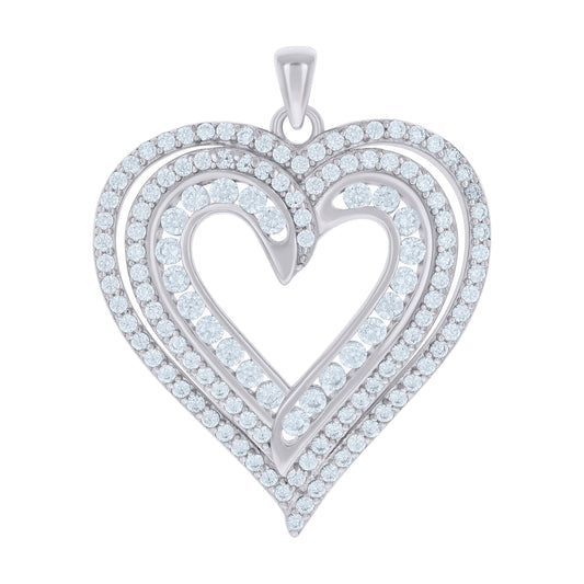 925 Sterling Silver Cz Pendant