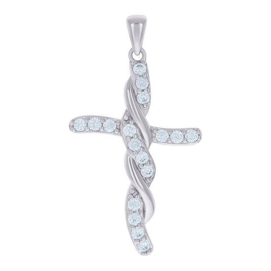 925 Sterling Silver Cz Pendant