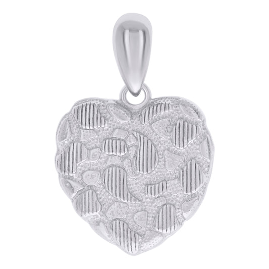 925 Sterling Silver Nugget Pendant