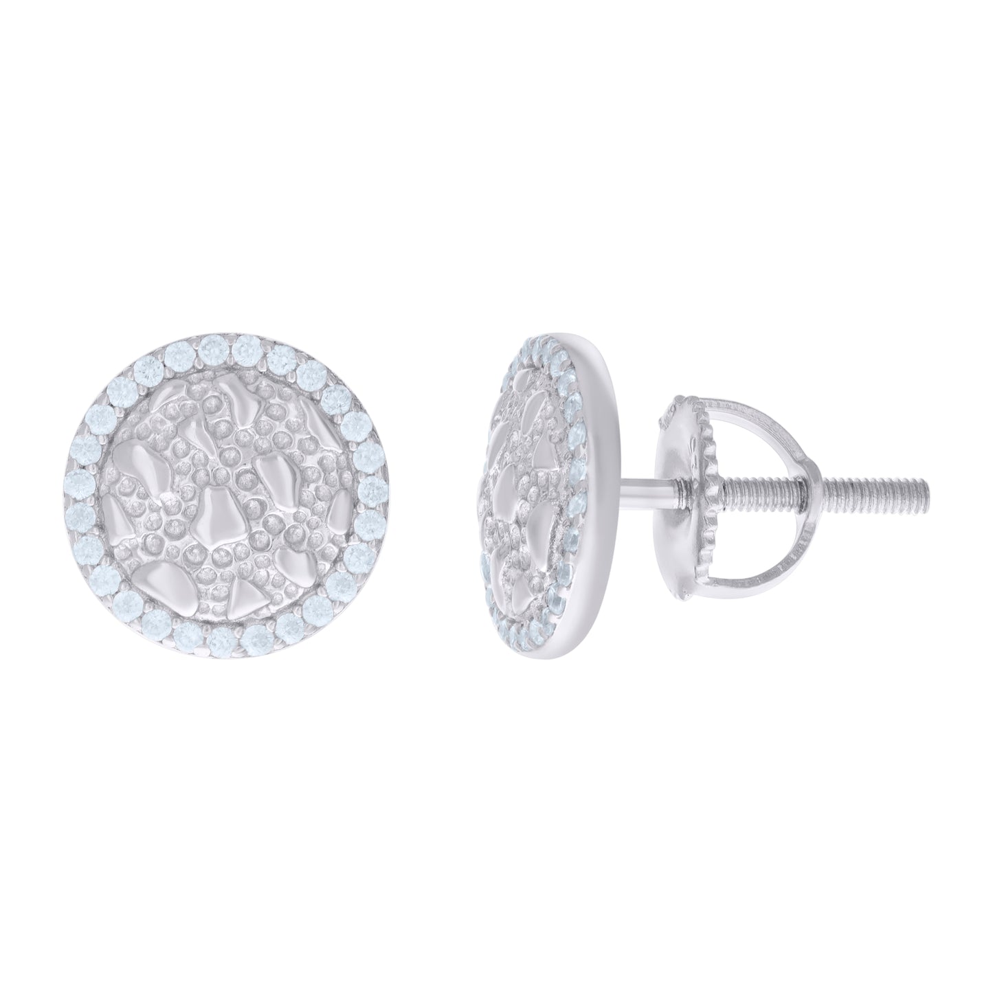 925 Sterling Silver Cz Earring
