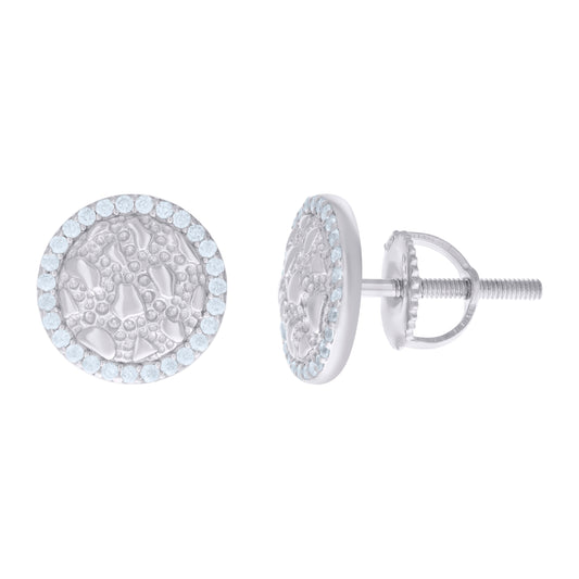925 Sterling Silver Cz Earring