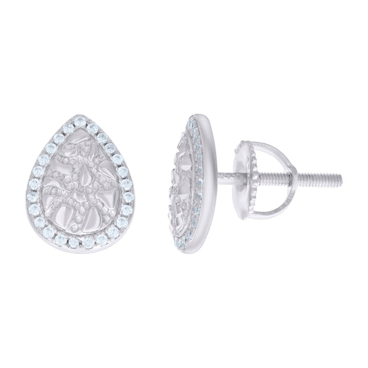 925 Sterling Silver Cz Earrings