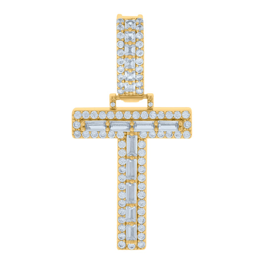 925 Sterling Silver Initial Pendant "T"