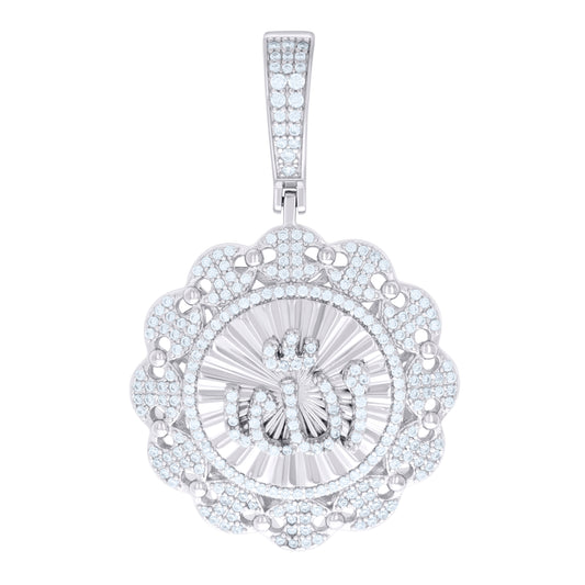 925 Sterling Silver Cz Pendant