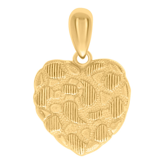 925 Sterling Silver Nugget Pendant