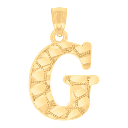 14Kt Gold Pendant Initial "G"